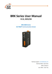 ICP DAS USA BRK-2800 Series User Manual