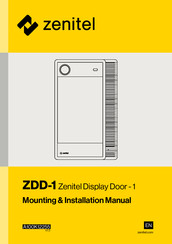 Zenitel ZDD-1 Installation Manual