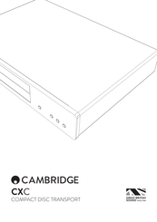 Cambridge Audio CXC Manual