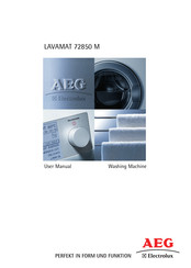 AEG ELECTROLUX LAVAMAT 72850 M User Manual