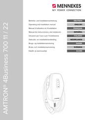 Mennekes AMTRON 4Business 700 22 Operating And Installation Manual