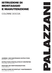 PALAZZANI ACQUACLIMA 962318 Assembly And Maintenance Instructions