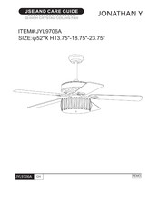 JONATHAN Y JYL9706A Use And Care Manual