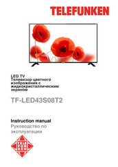 Telefunken TF-LED43S08T2 Instruction Manual