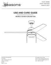 SeasonsComfort SEARCY Use And Care Manual