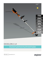 pellenc EXCELION 2 LH Operating Instructions Manual
