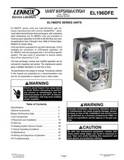 Lennox EL196DF070XE48B Service Literature