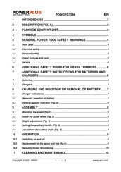 VARO POWERPLUS POWDPG7546 Operator's Manual