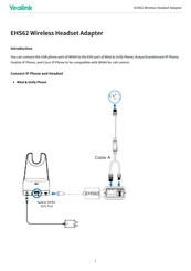Yealink EHS62 Manual