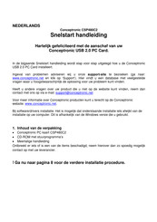 Conceptronic CSP480C2 Quick Installation Manual