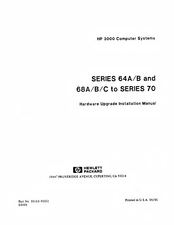HP 32242A Hardware Upgrade Manual