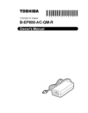 Toshiba B-EP800-AC-QM-R Owner's Manual