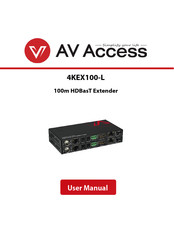 AV Access 4KEX100-L User Manual