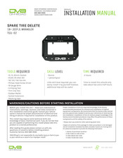 DV8 OFFROAD TSJL-02 Installation Manual