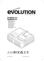Evolution R20RCH-Li1 Original Instructions Manual