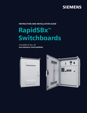 Siemens RapidSBx S3VA41SBX Instructions And Installation Manual