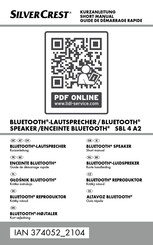 Silvercrest SBL 4 A2 Short Manual