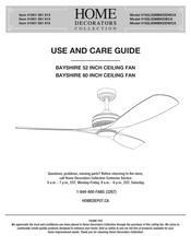 Home Decorators Collection 1001 581 614 Use And Care Manual
