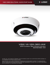 3xLogic VISIX VX-12M-360-IAW Quick Start Manual