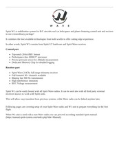 Wave Spirit W1 Manual