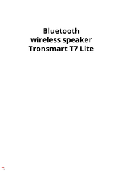 Tronsmart T7 Lite Quick Start Manual
