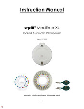 E-Pill MedTime 991019 Instruction Manual