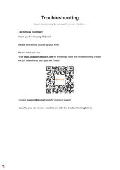Tesmart HKS1601A10 Troubleshooting Manual