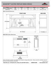 Napoleon ARLINGTON NEFP27-0120RG-HDC Quick Start Manual