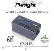 Pknight Art-Net CR011R Quick Start Manual