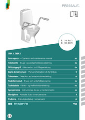 Pressalit TMA 1 Operation And Maintenance Manual