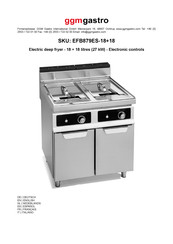 GGM gastro EFB879ES-18+18 Manual