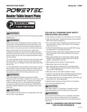 Powertec 71850 Instruction Sheet