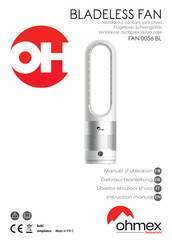 ohmex FAN 0056 BL Instruction Manual