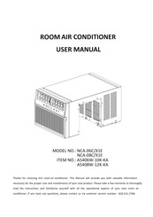 ROWAN ELECTRIC APPLIANCE NCA-08C/X1E User Manual