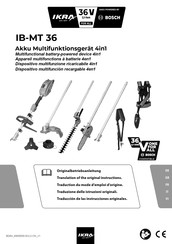 Ikra IB-MT 36 Translation Of The Original Instructions
