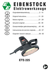 EIBENSTOCK ETS 225 Original Instructions Manual