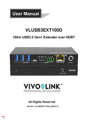 VivoLink VLUSB3EXT100D User Manual