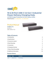 Cool Gear USB-C1030PD Product Manual