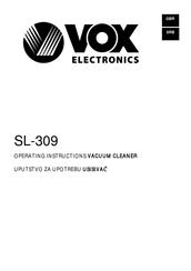 VOX electronics SL-309 Operating Instructions Manual