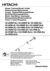 Hitachi CG 24EBS Handling Instructions Manual
