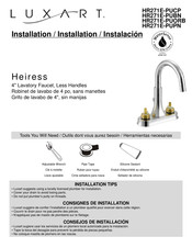 Luxart Heiress HR271E-PUBN Installation Manual