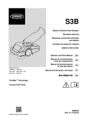 Tennant S3B EX Operator And Parts Manual