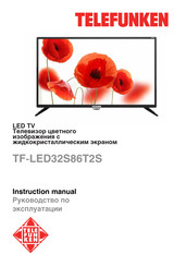 Telefunken TF-LED32S86T2S Instruction Manual
