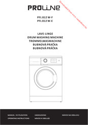 Proline PFL 812 W-F Operating Instructions Manual