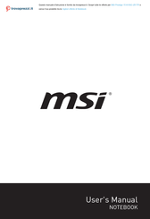MSI Prestige 15 A10SC-251TR User Manual