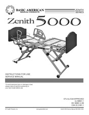 Graham Field Basic American ZENIH 5000 Instructions For Use Manual