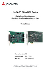 ADLINK Technology NuDAQ PCIe-9103 User Manual