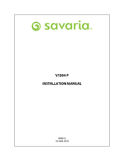 Savaria V1504P Installation Manual