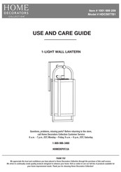 Home Decorators Collection HDC5977B1 Use And Care Manual
