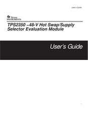 Texas Instruments TPS2350 -48-V User Manual